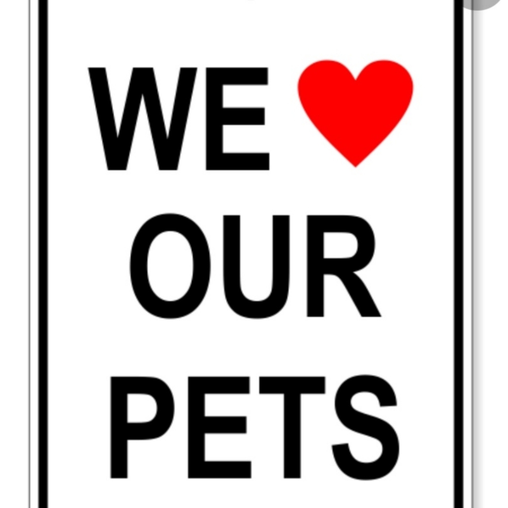 Pet items for sale beyond this point